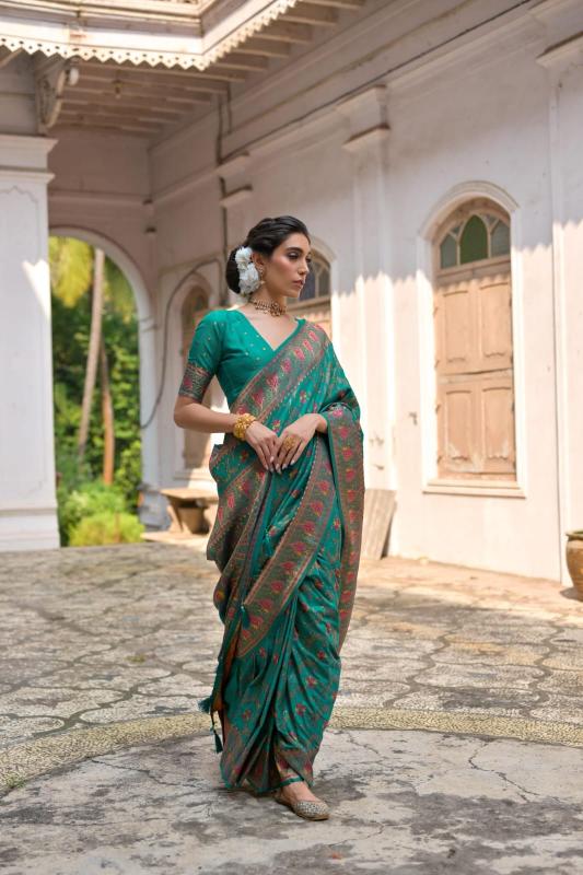 Akshara pashmina silk saree wholesale clothing online shopping